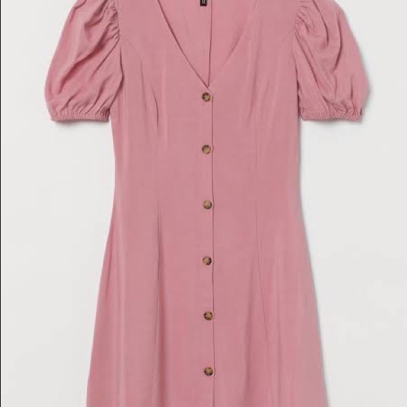 Dusky Pink Short Dress - Picture 5 of 6